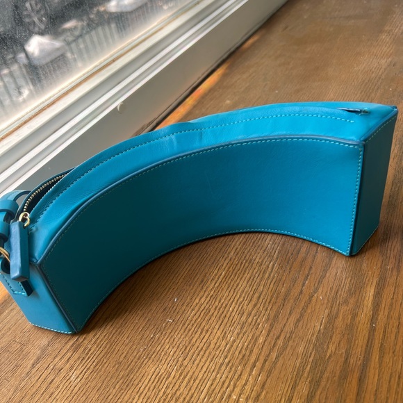 Jacquemus Blue Le Bomba Leather Shoulder Bag - Picture 3 of 6